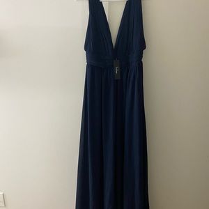Lulus navy blue dress